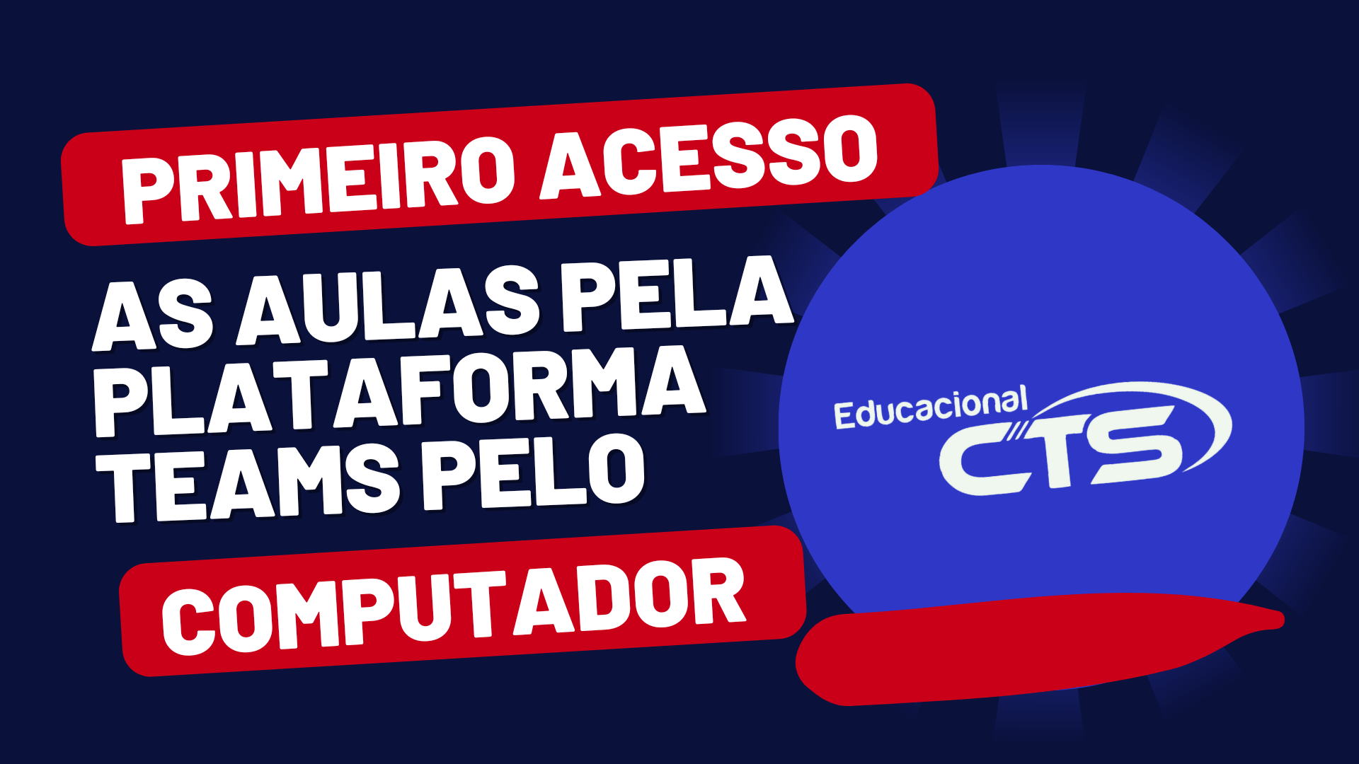 Primeiro acesso as aulas na plataforma Teams pelo computador