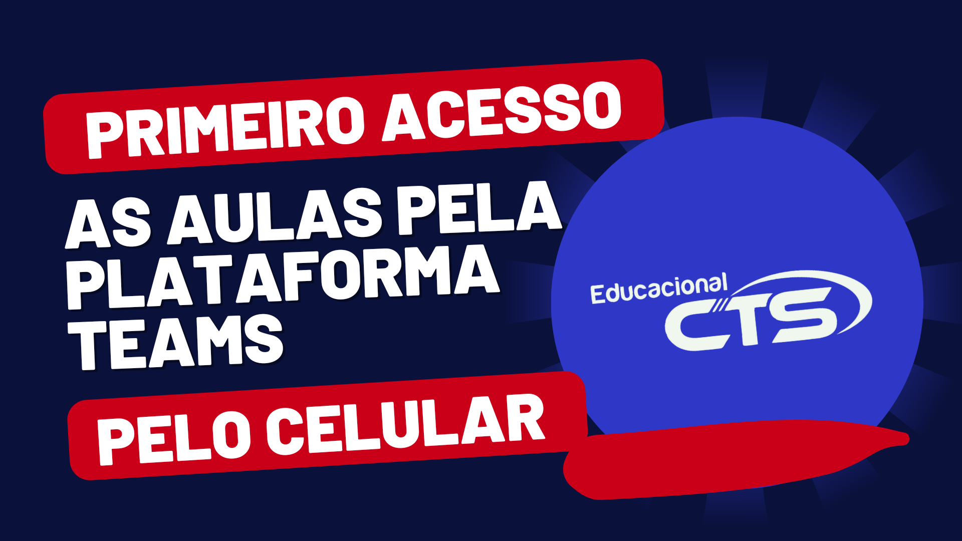 Como fazer primeiro acesso as aulas no Teams pelo celular